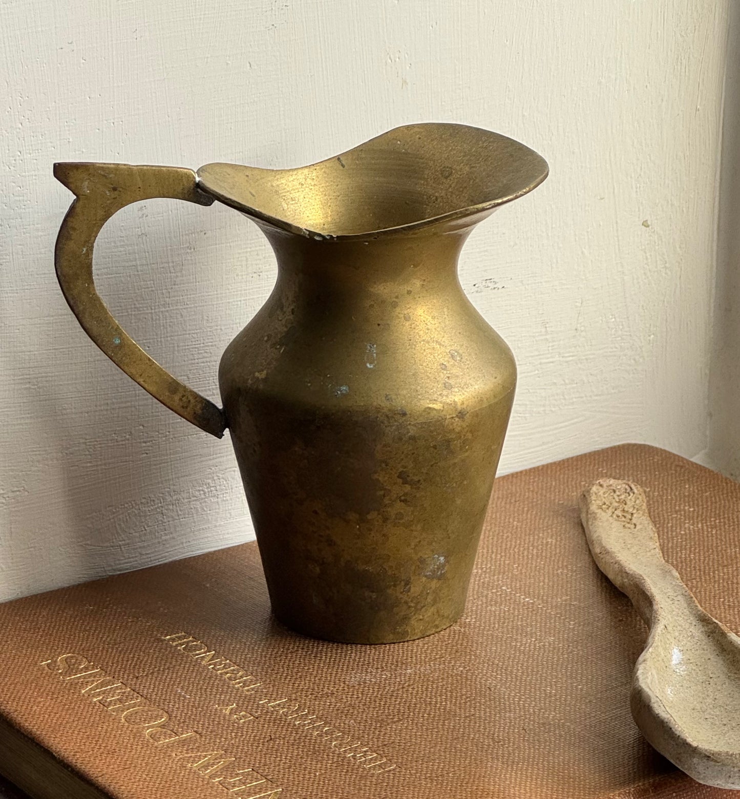 Small Vintage Brass Jug