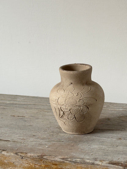 Up-Cycled | Small Engraved Rounded Pot
