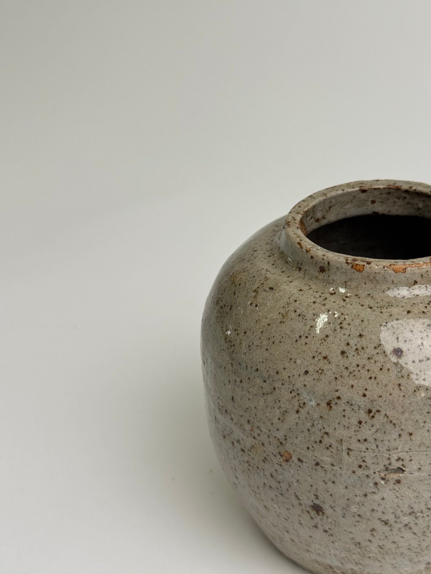 Speckled Glaze Antique Ginger Jar
