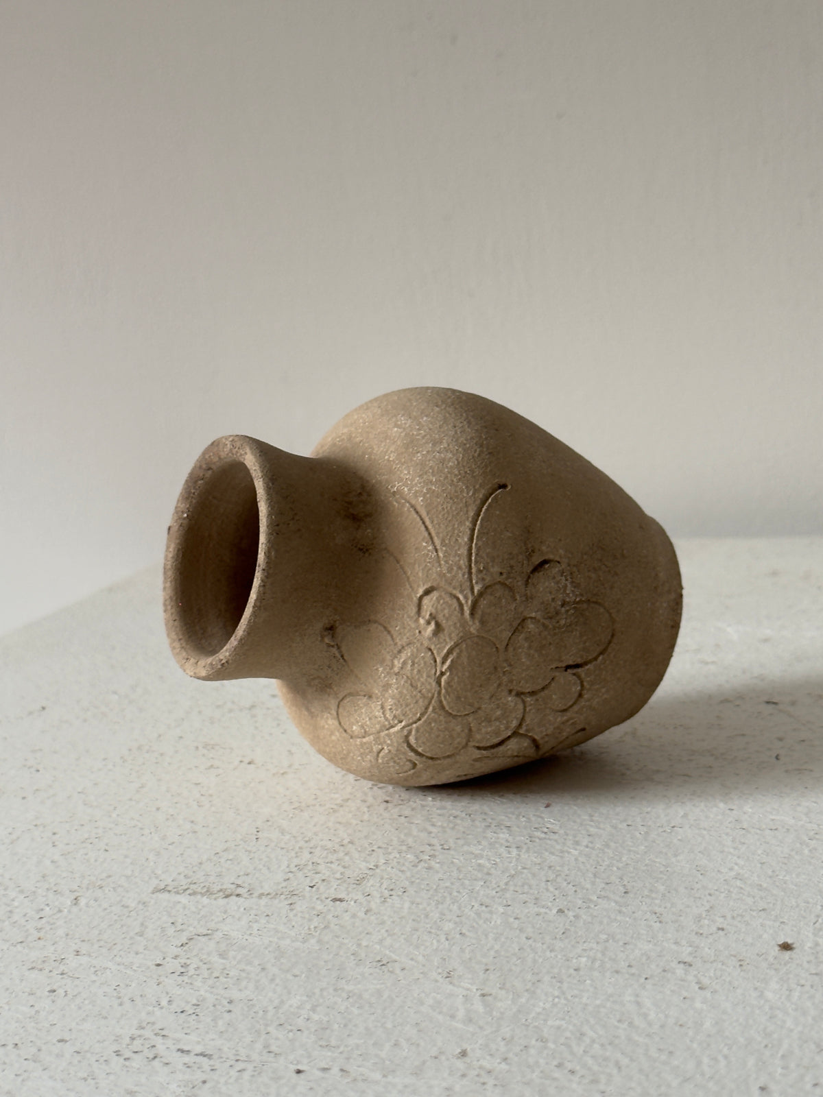 Up-Cycled | Small Engraved Rounded Pot