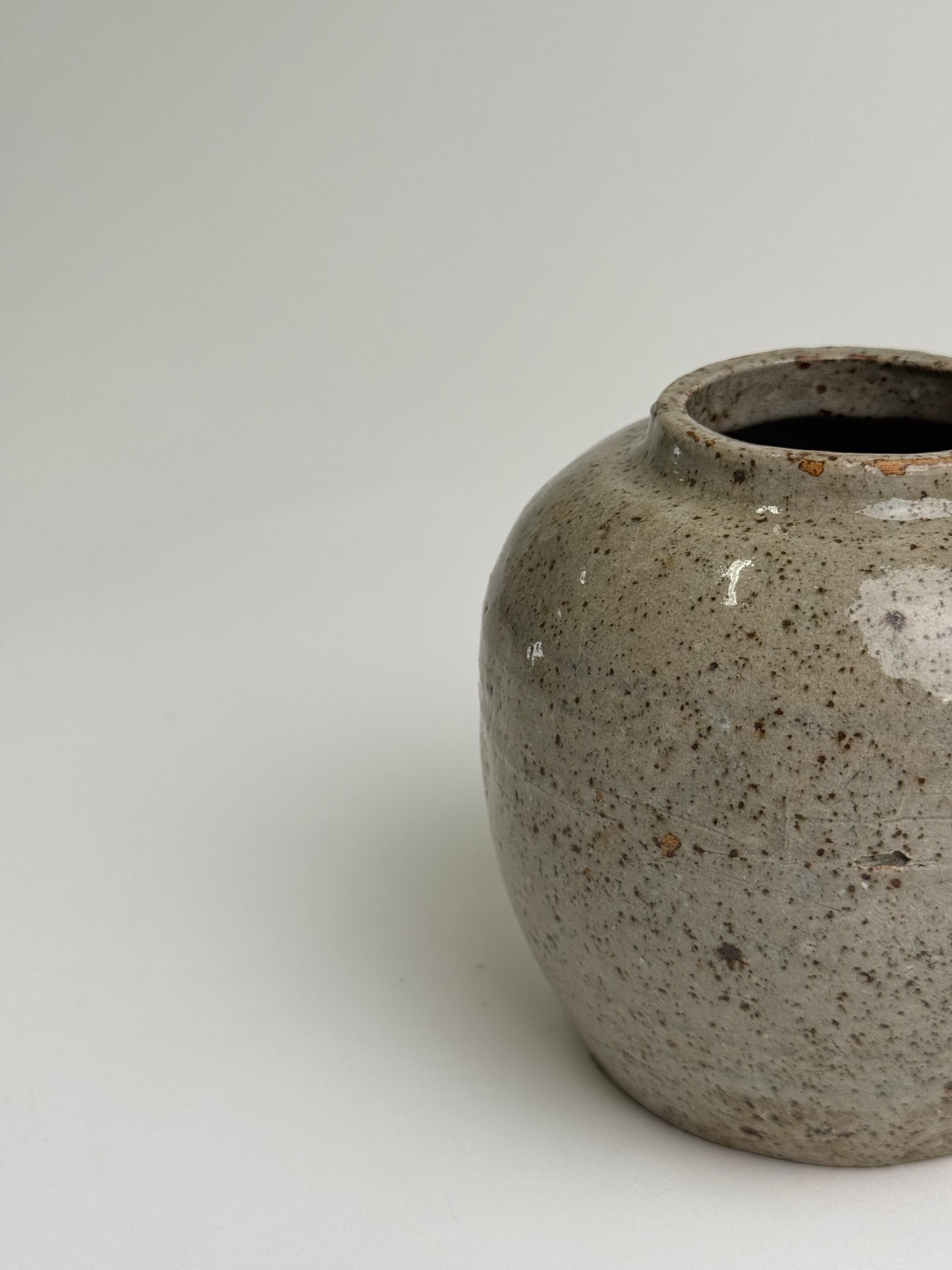 Speckled Glaze Antique Ginger Jar