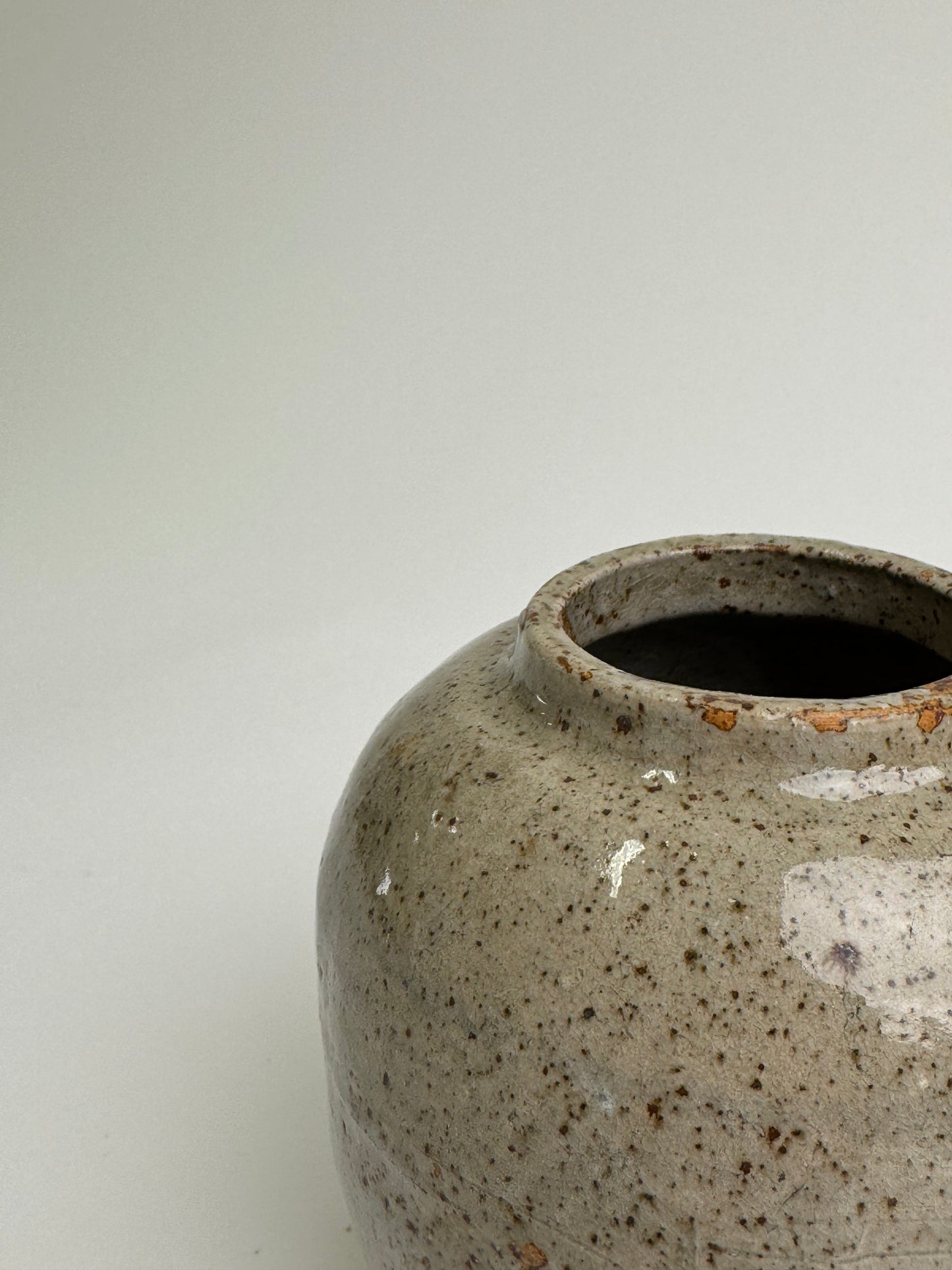 Speckled Glaze Antique Ginger Jar