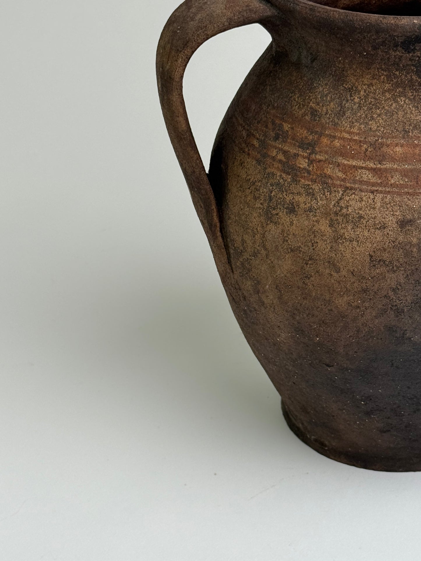 Deep Earthy Brown Mediterranean Jug