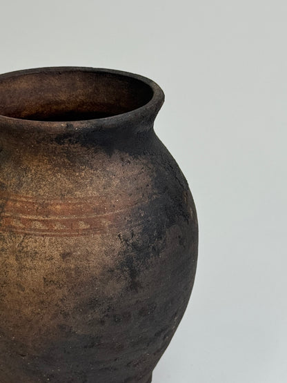 Deep Earthy Brown Mediterranean Jug