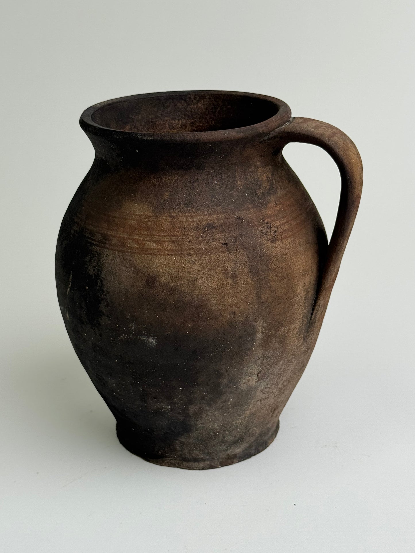 Deep Earthy Brown Mediterranean Jug