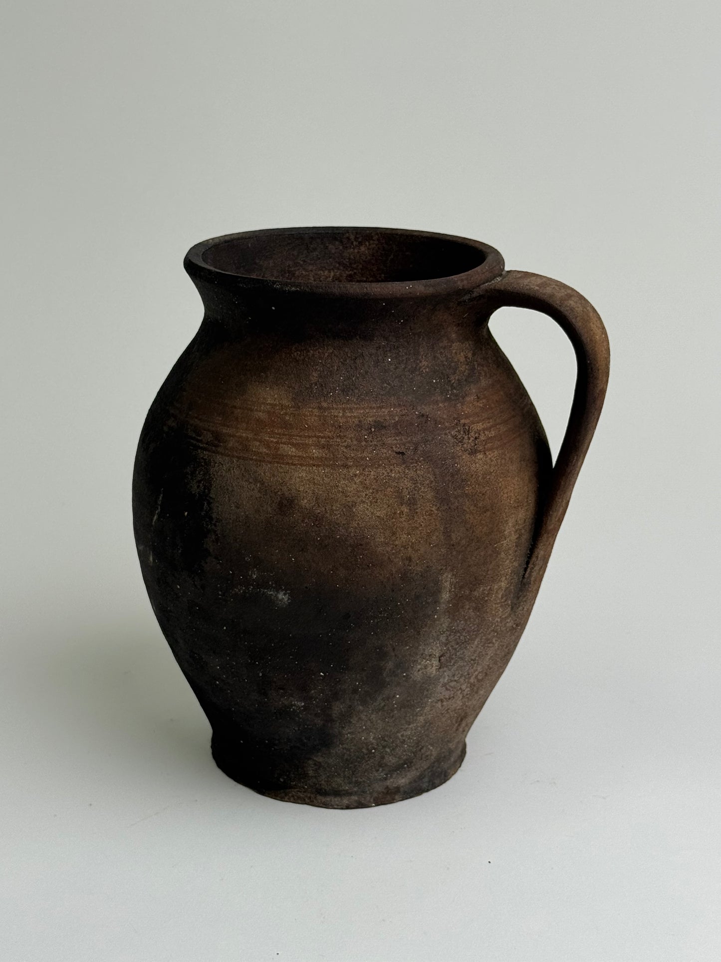 Deep Earthy Brown Mediterranean Jug
