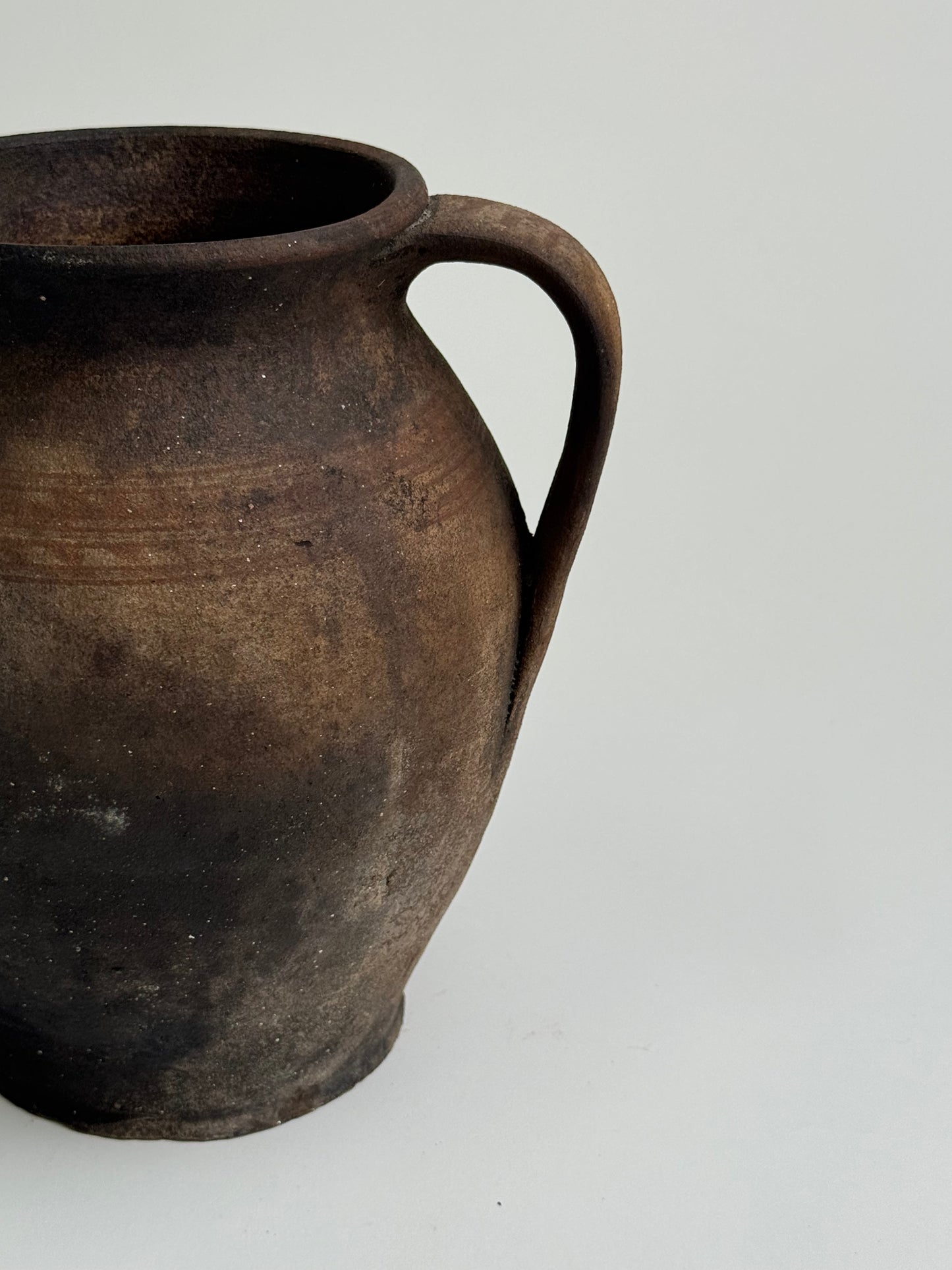Deep Earthy Brown Mediterranean Jug