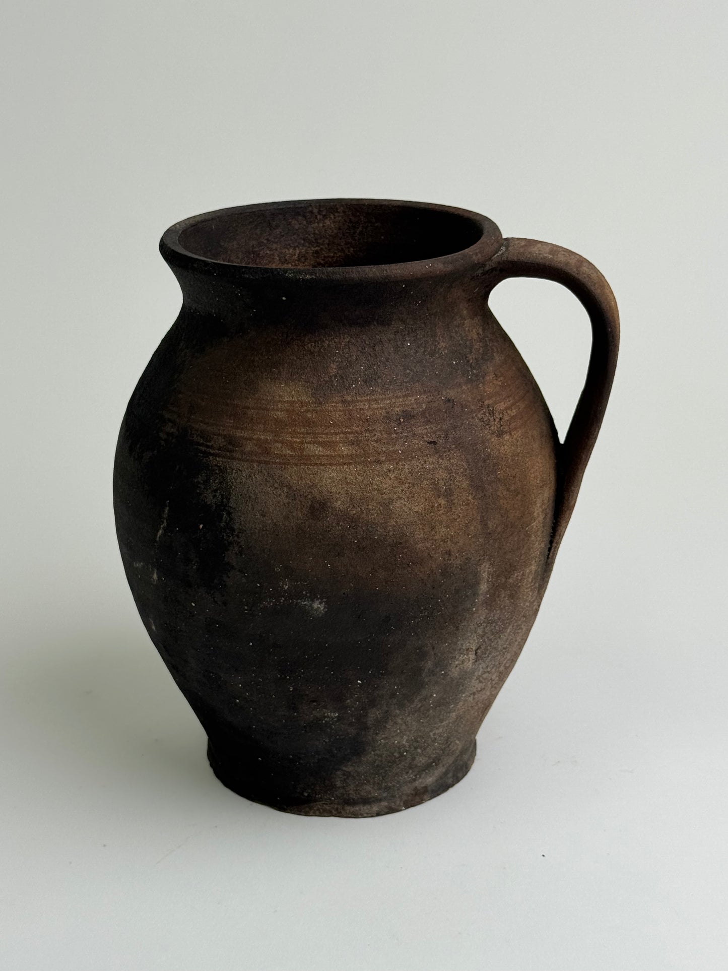 Deep Earthy Brown Mediterranean Jug