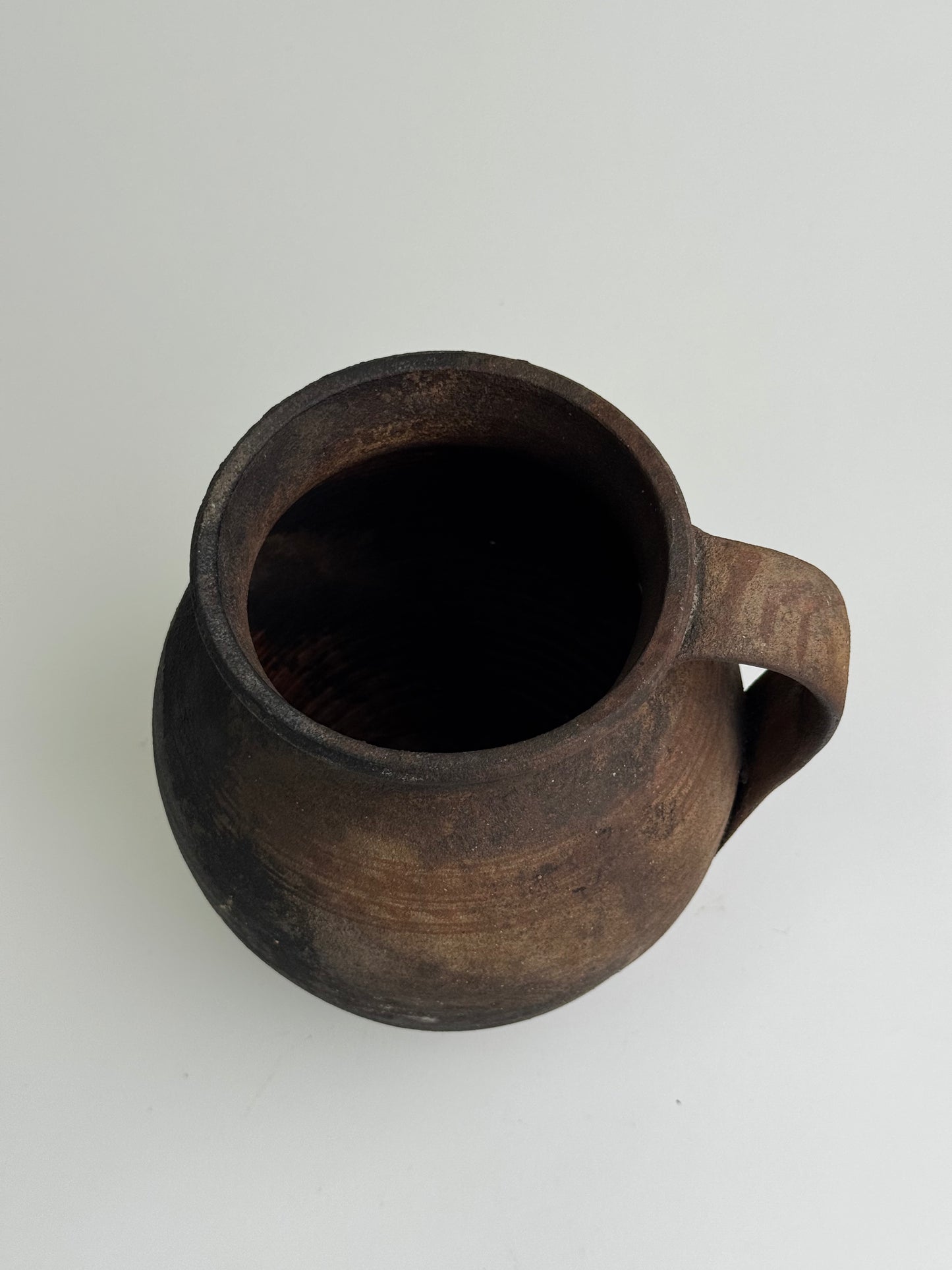 Deep Earthy Brown Mediterranean Jug