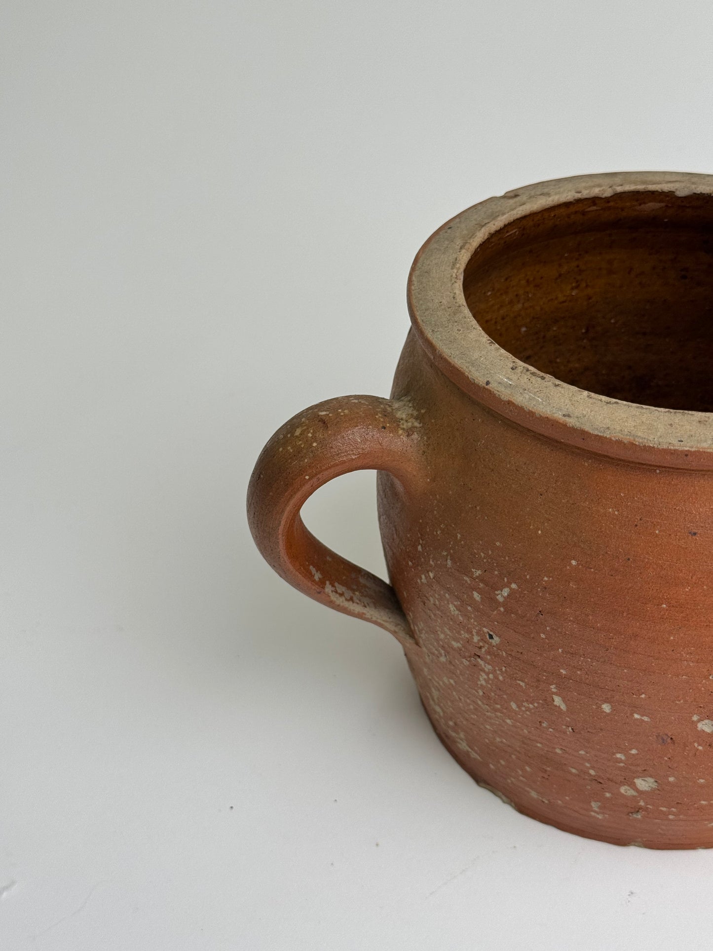 Large Rounded French Confit Pot