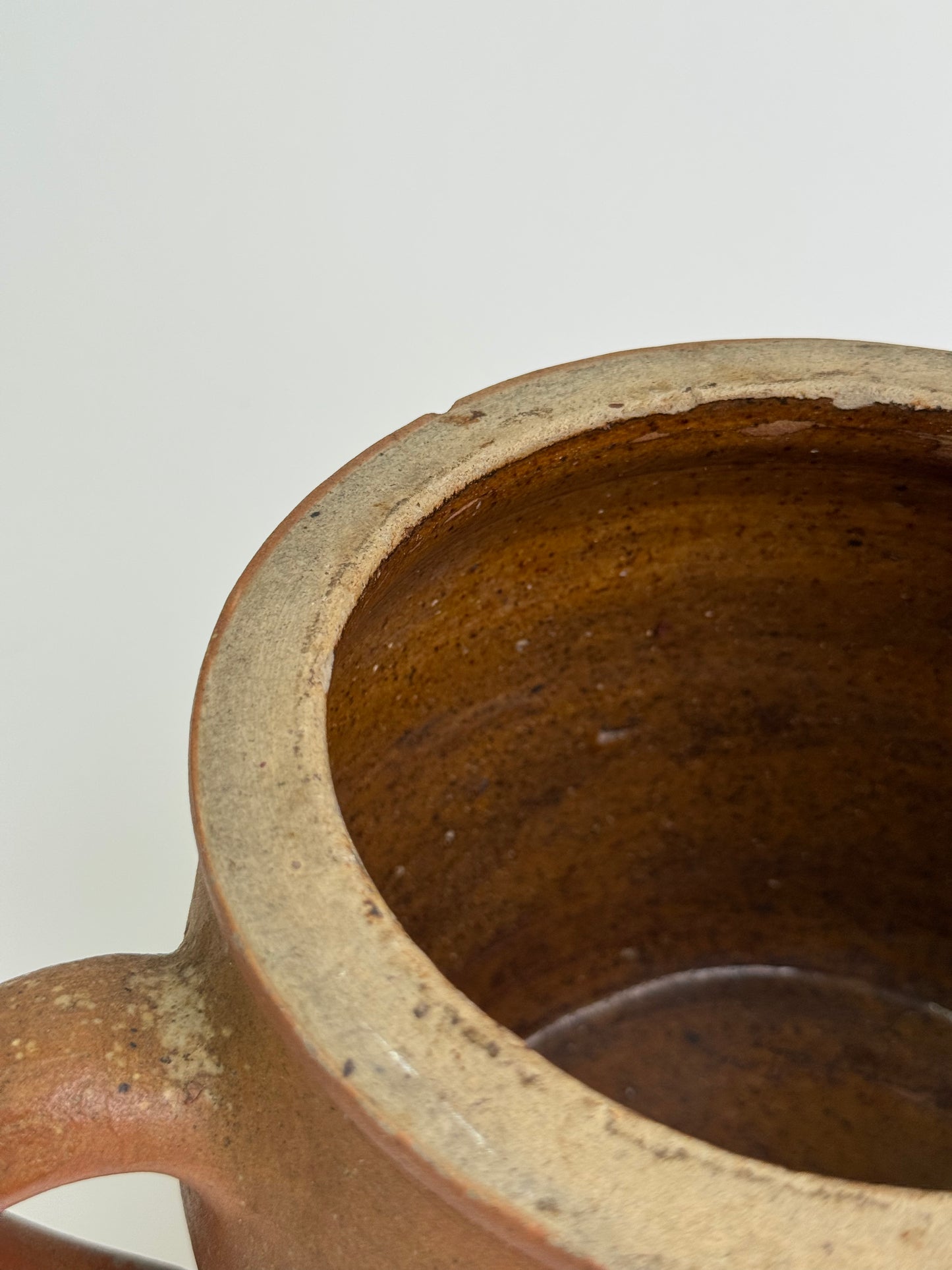 Large Rounded French Confit Pot