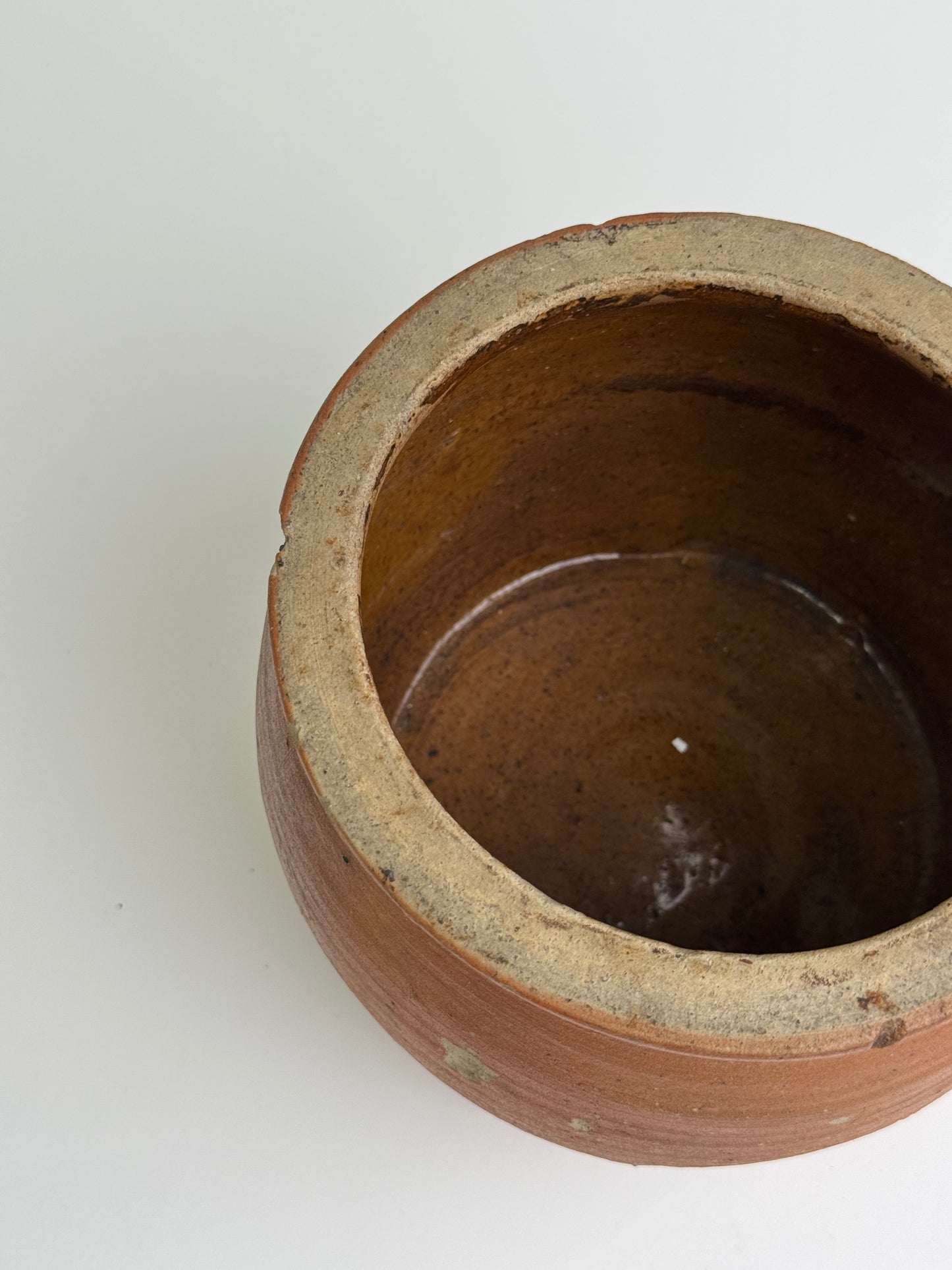 Large Rounded French Confit Pot