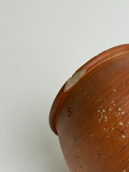 Large Rounded French Confit Pot