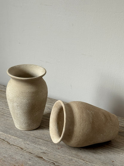 Up-Cycled | Soft Beige Tapered Pots