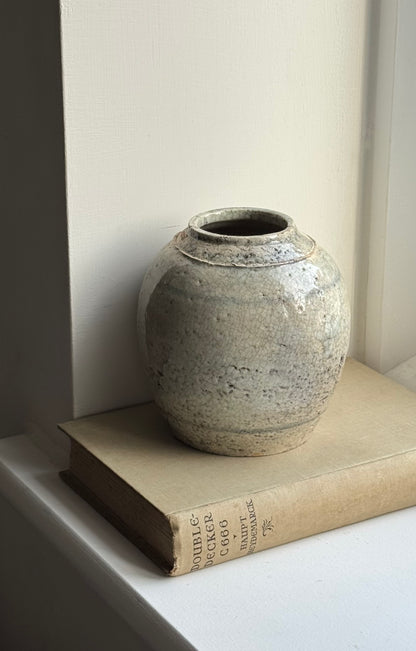 Soft Sage Antique Ginger Jar