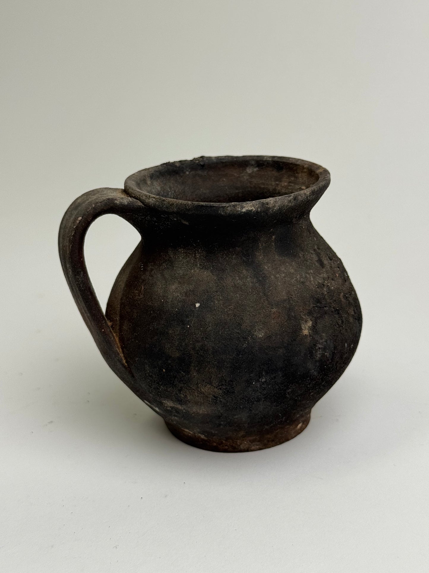 Earthy Charcoal Mediterranean Jug