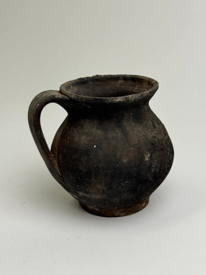 Earthy Charcoal Mediterranean Jug