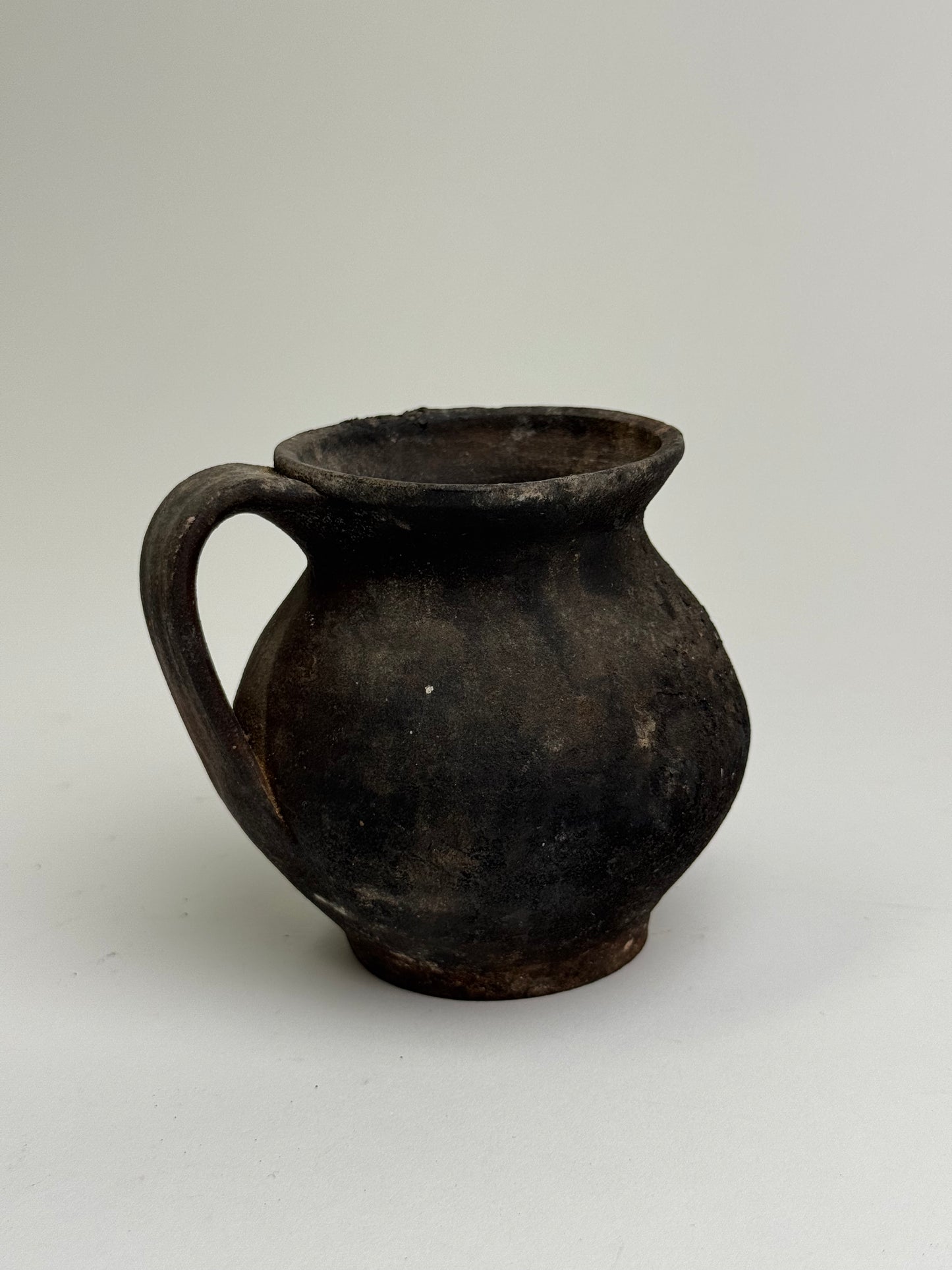 Earthy Charcoal Mediterranean Jug