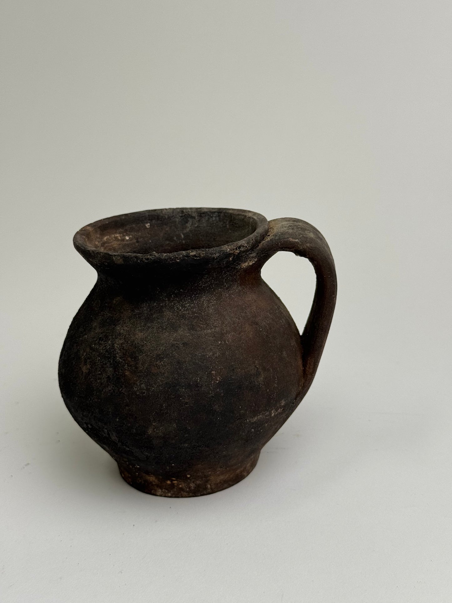 Earthy Charcoal Mediterranean Jug