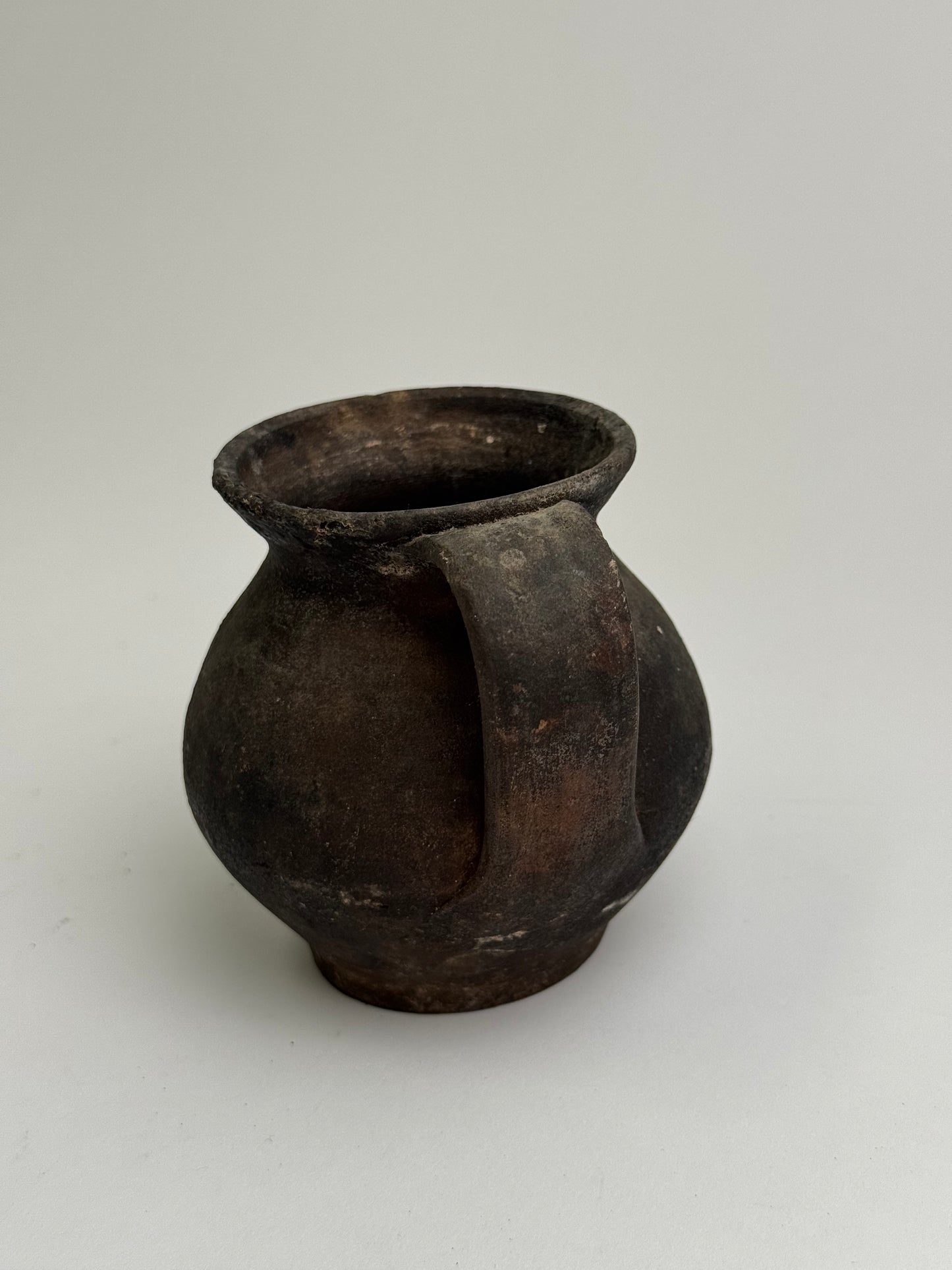 Earthy Charcoal Mediterranean Jug