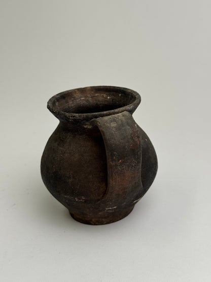 Earthy Charcoal Mediterranean Jug