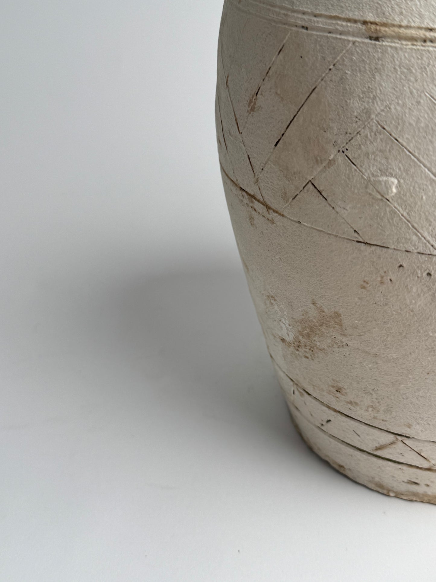 Up-Cycled | Neutral Aztec Pattern Vase