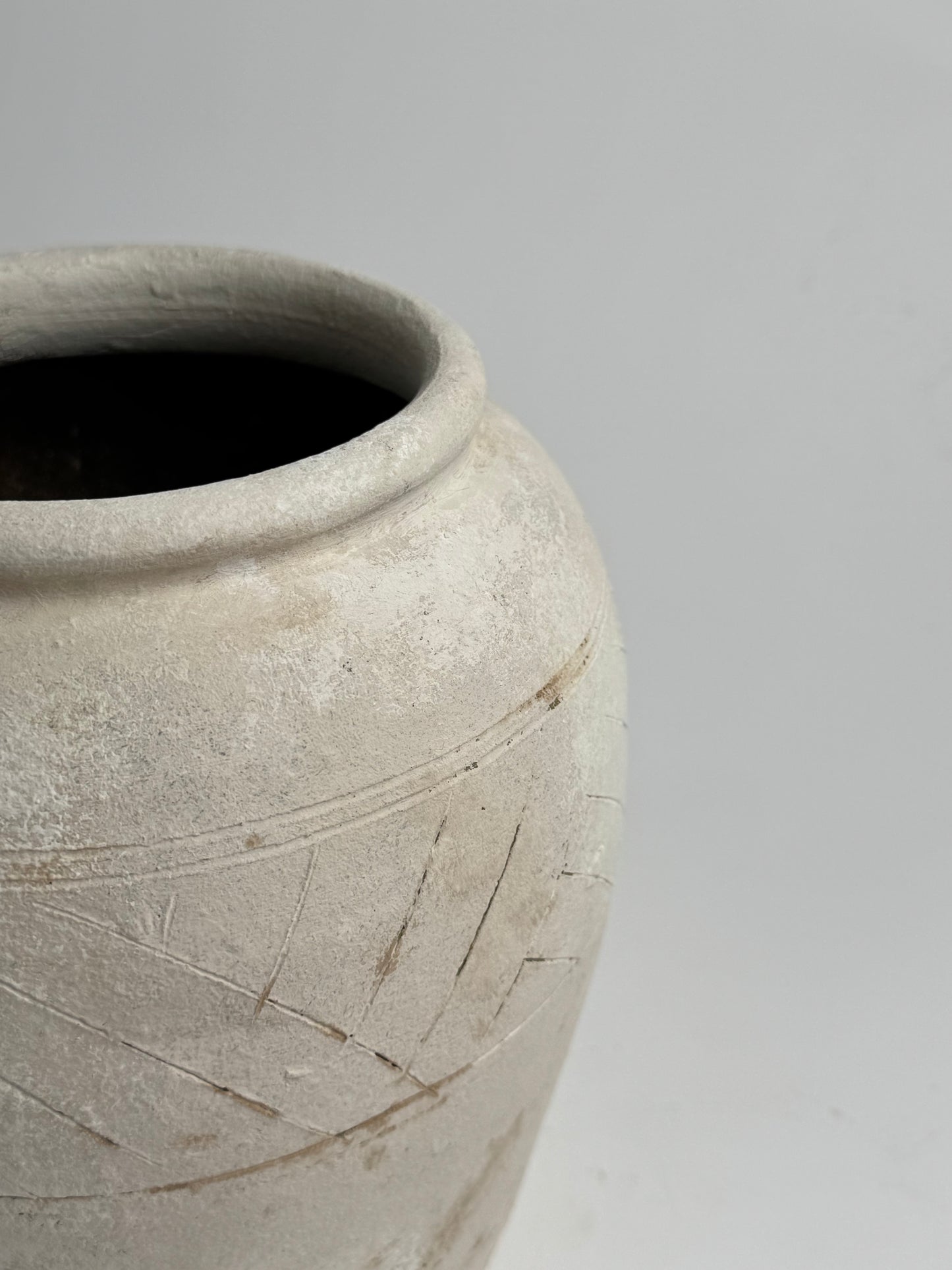 Up-Cycled | Neutral Aztec Pattern Vase
