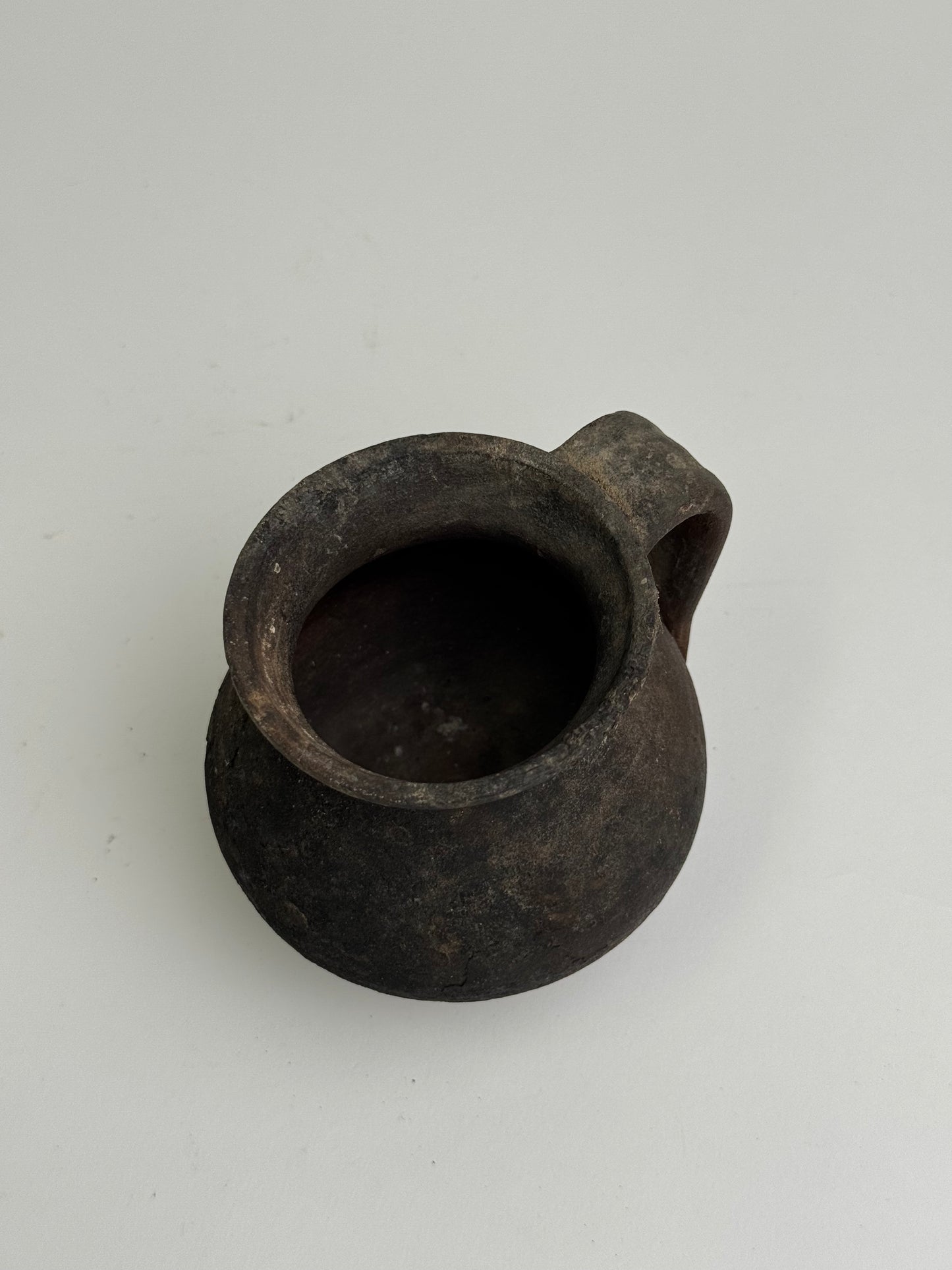 Earthy Charcoal Mediterranean Jug