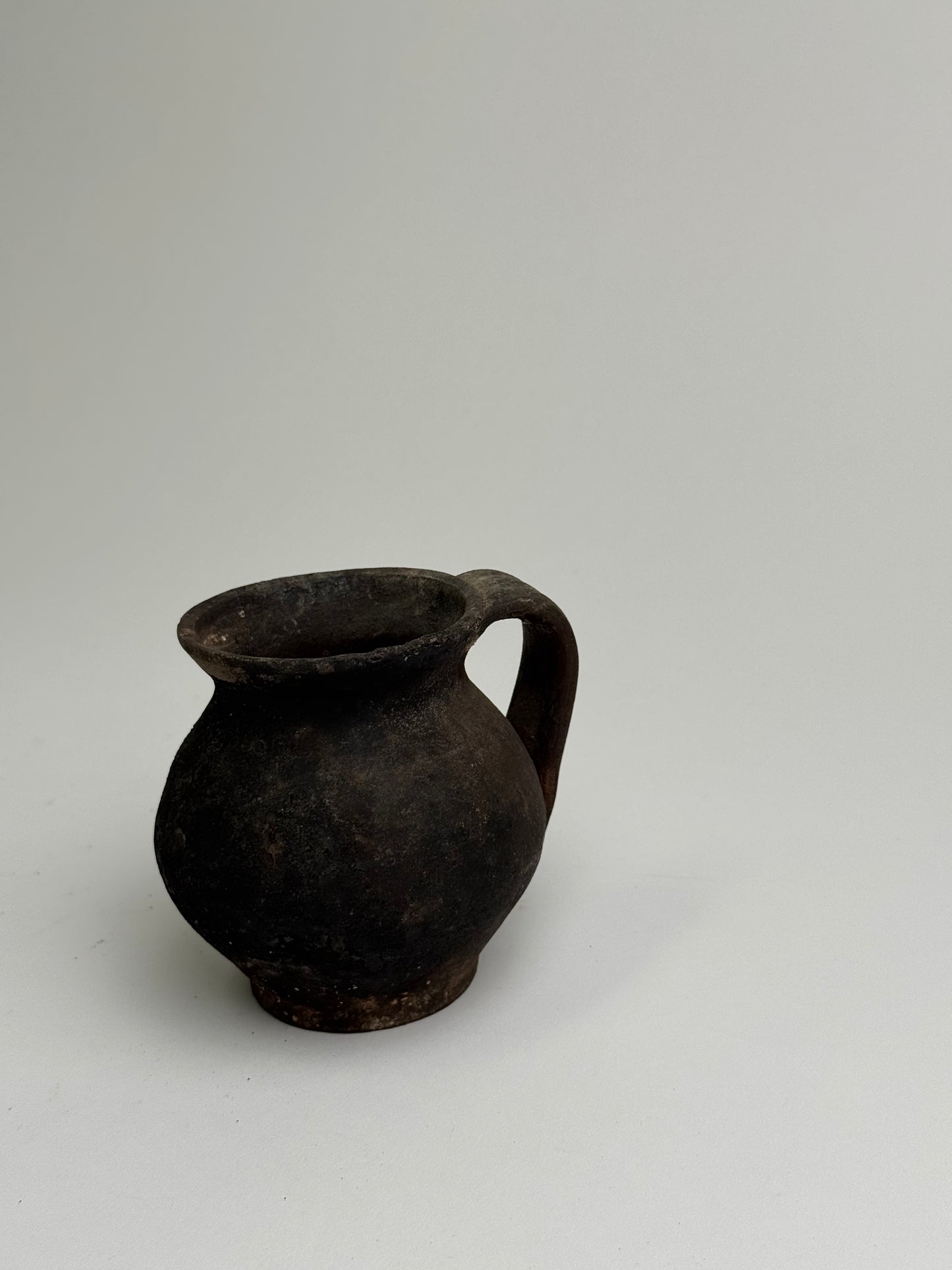 Earthy Charcoal Mediterranean Jug