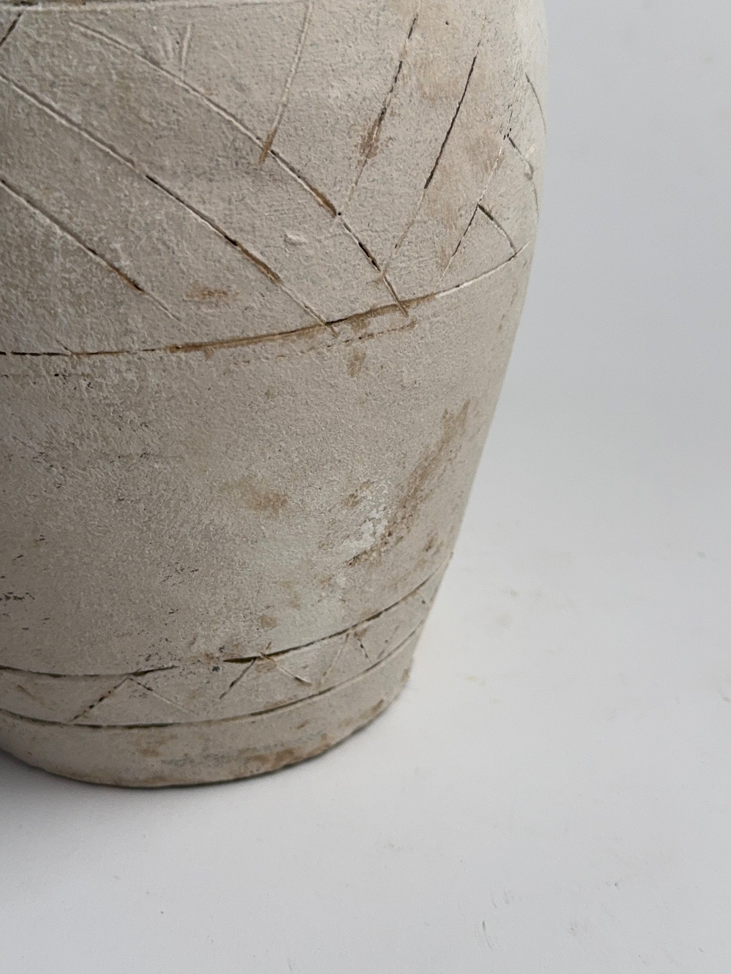 Up-Cycled | Neutral Aztec Pattern Vase