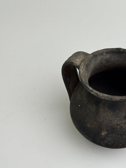Earthy Charcoal Mediterranean Jug