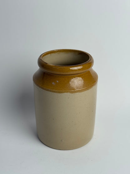 Vintage Glazed Stoneware Pot