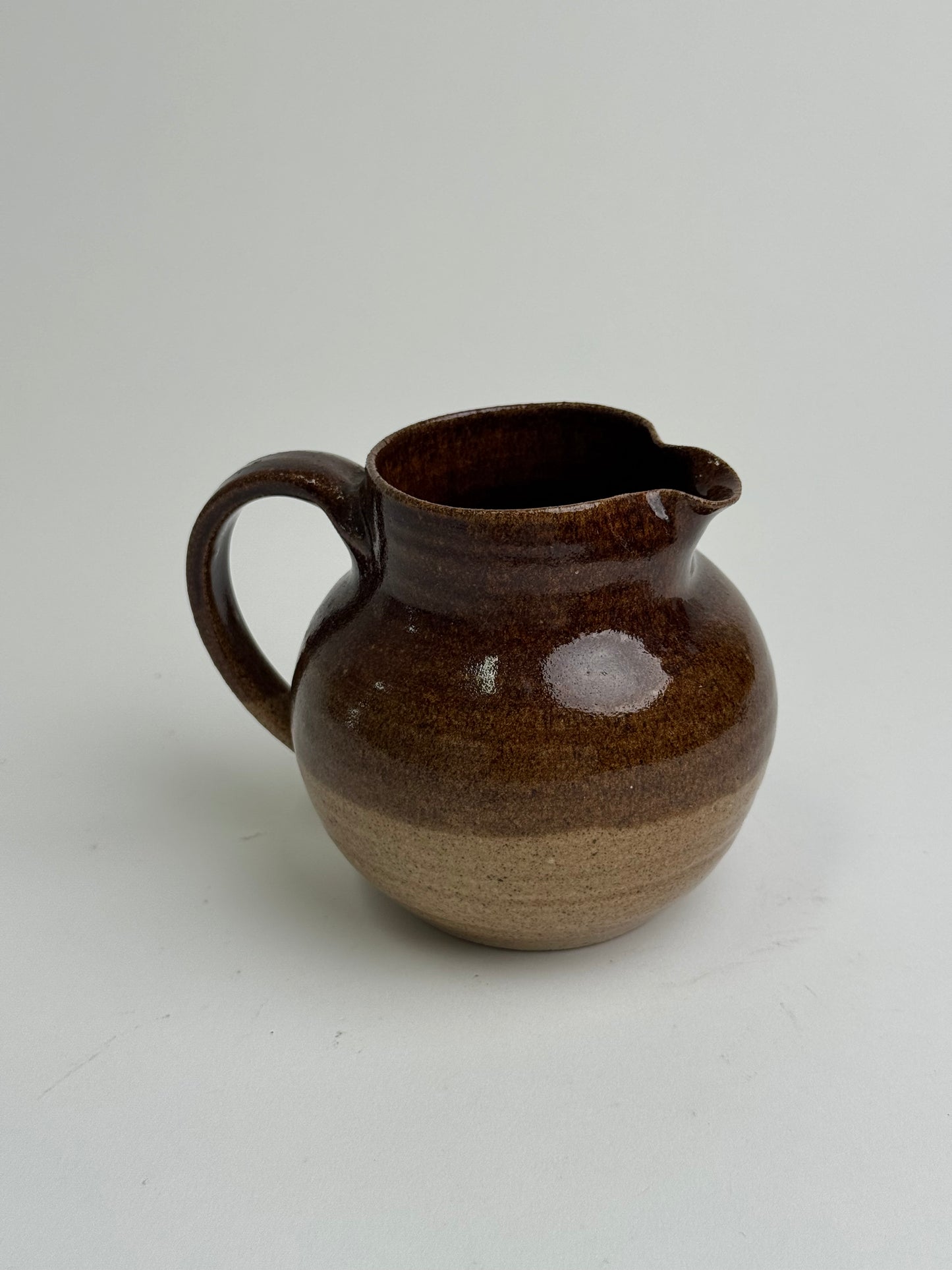 Two toned brown vintage jug