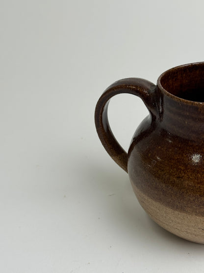 Two toned brown vintage jug