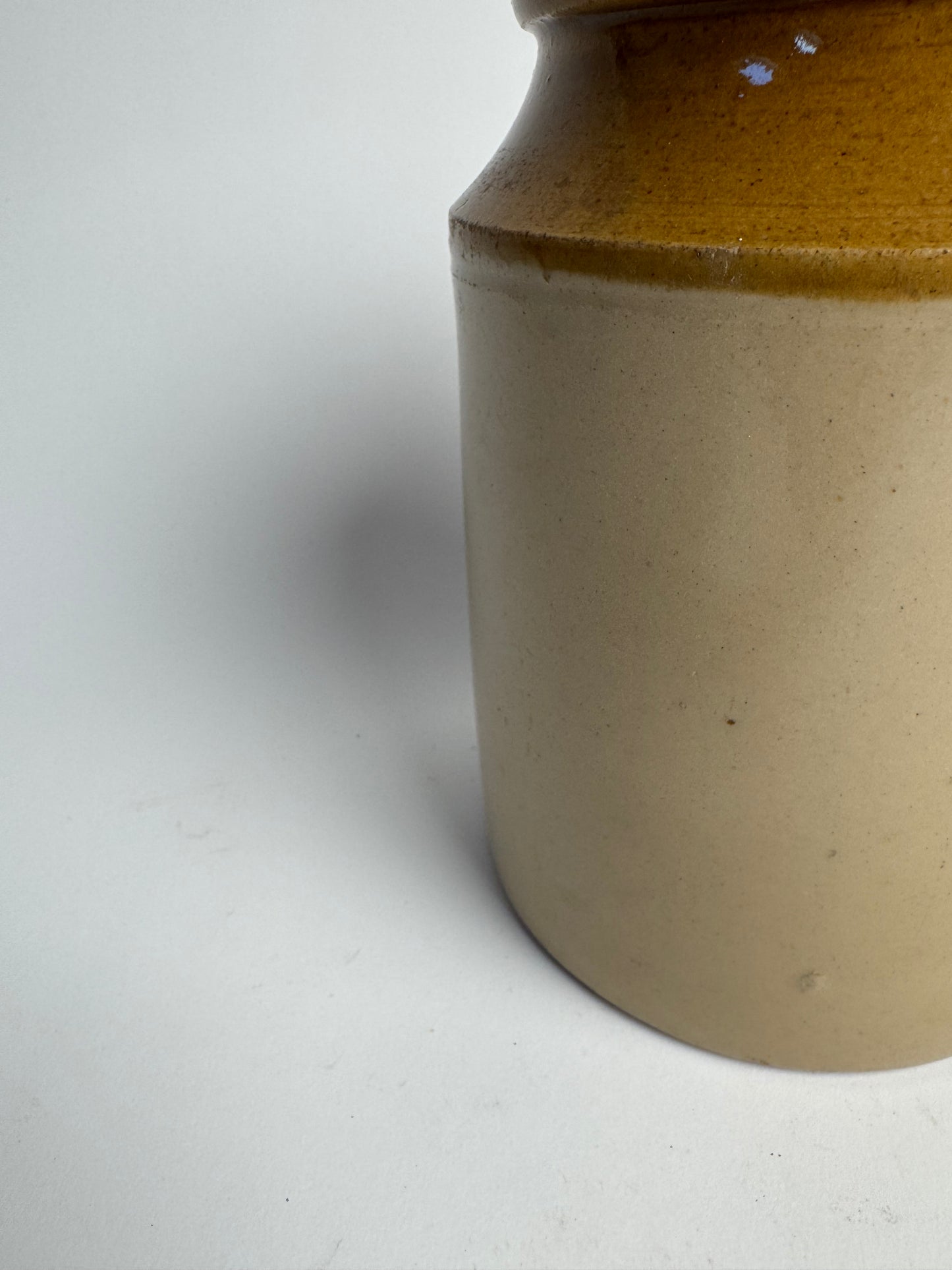 Vintage Glazed Stoneware Pot