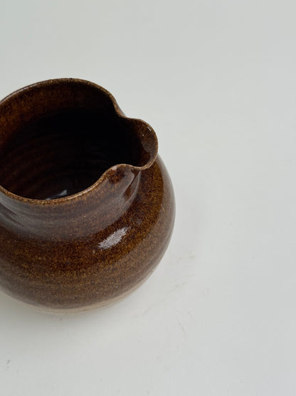 Two toned brown vintage jug