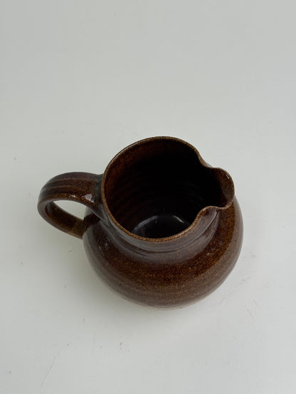 Two toned brown vintage jug