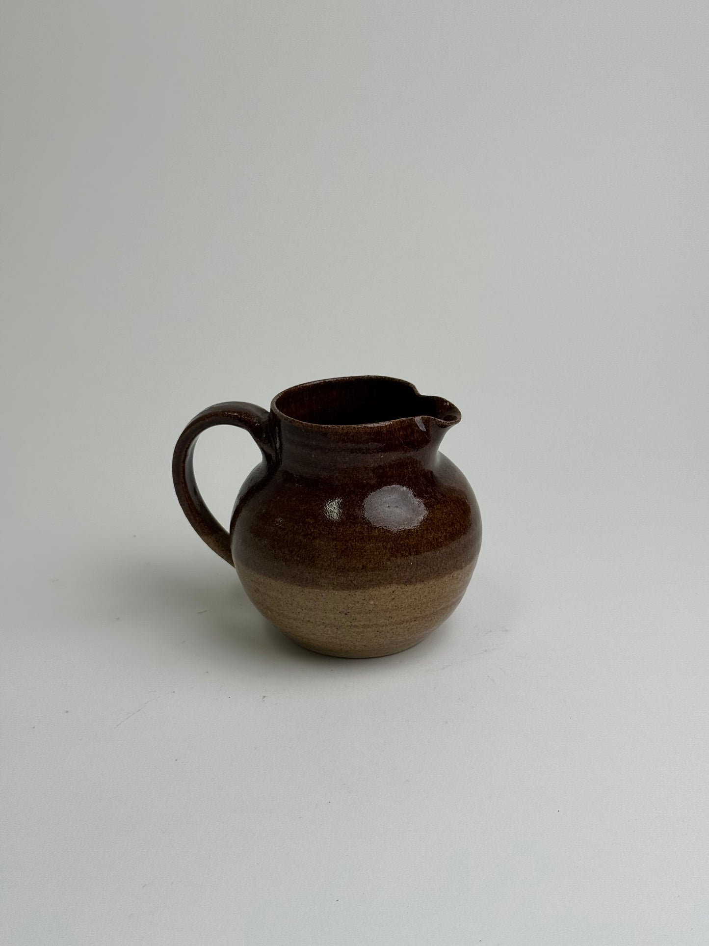 Two toned brown vintage jug