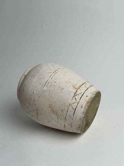 Up-Cycled | Neutral Aztec Pattern Vase