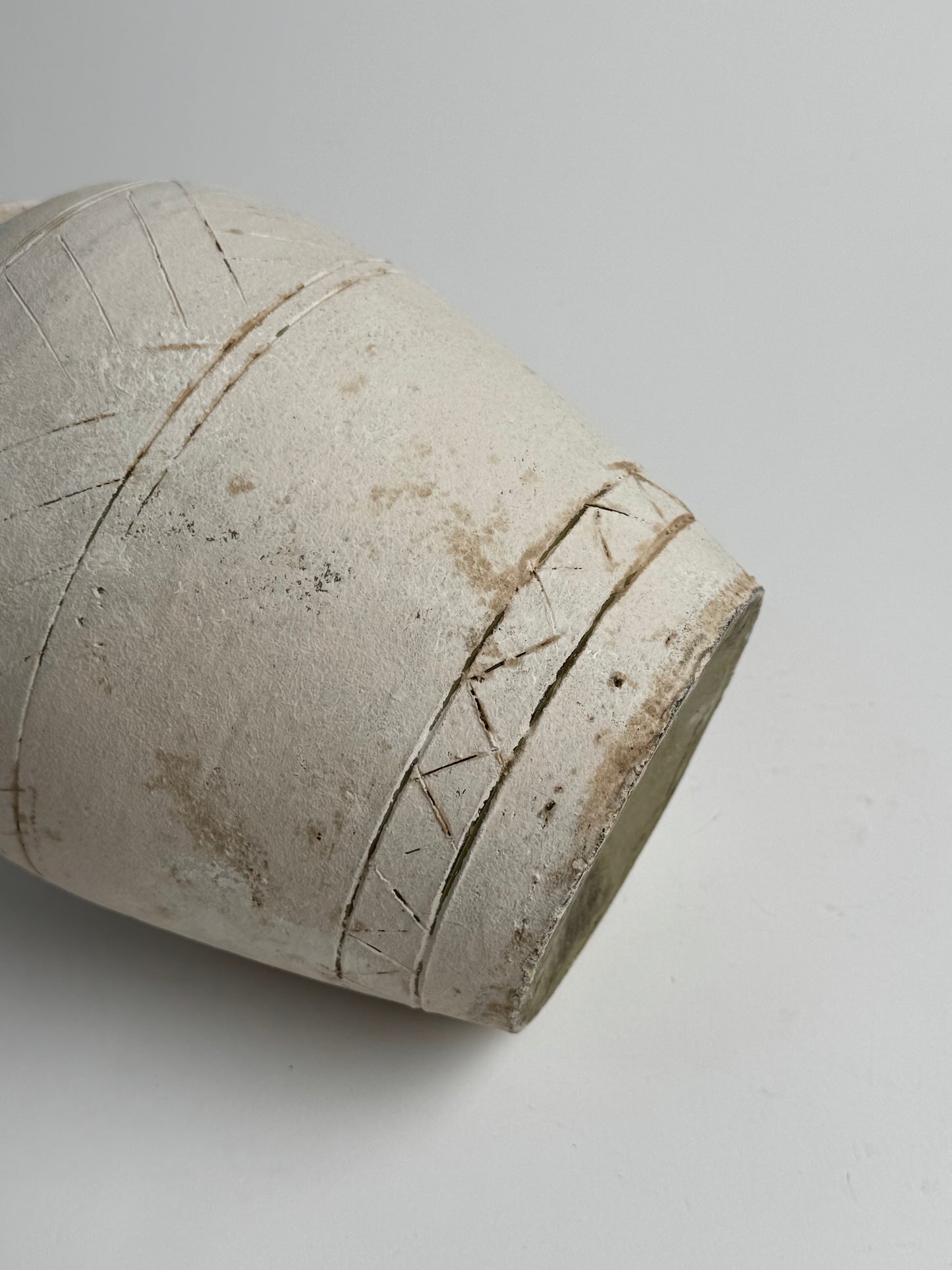 Up-Cycled | Neutral Aztec Pattern Vase