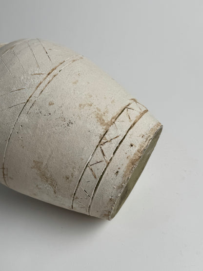 Up-Cycled | Neutral Aztec Pattern Vase