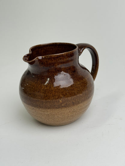 Two toned brown vintage jug