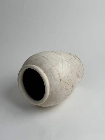 Up-Cycled | Neutral Aztec Pattern Vase