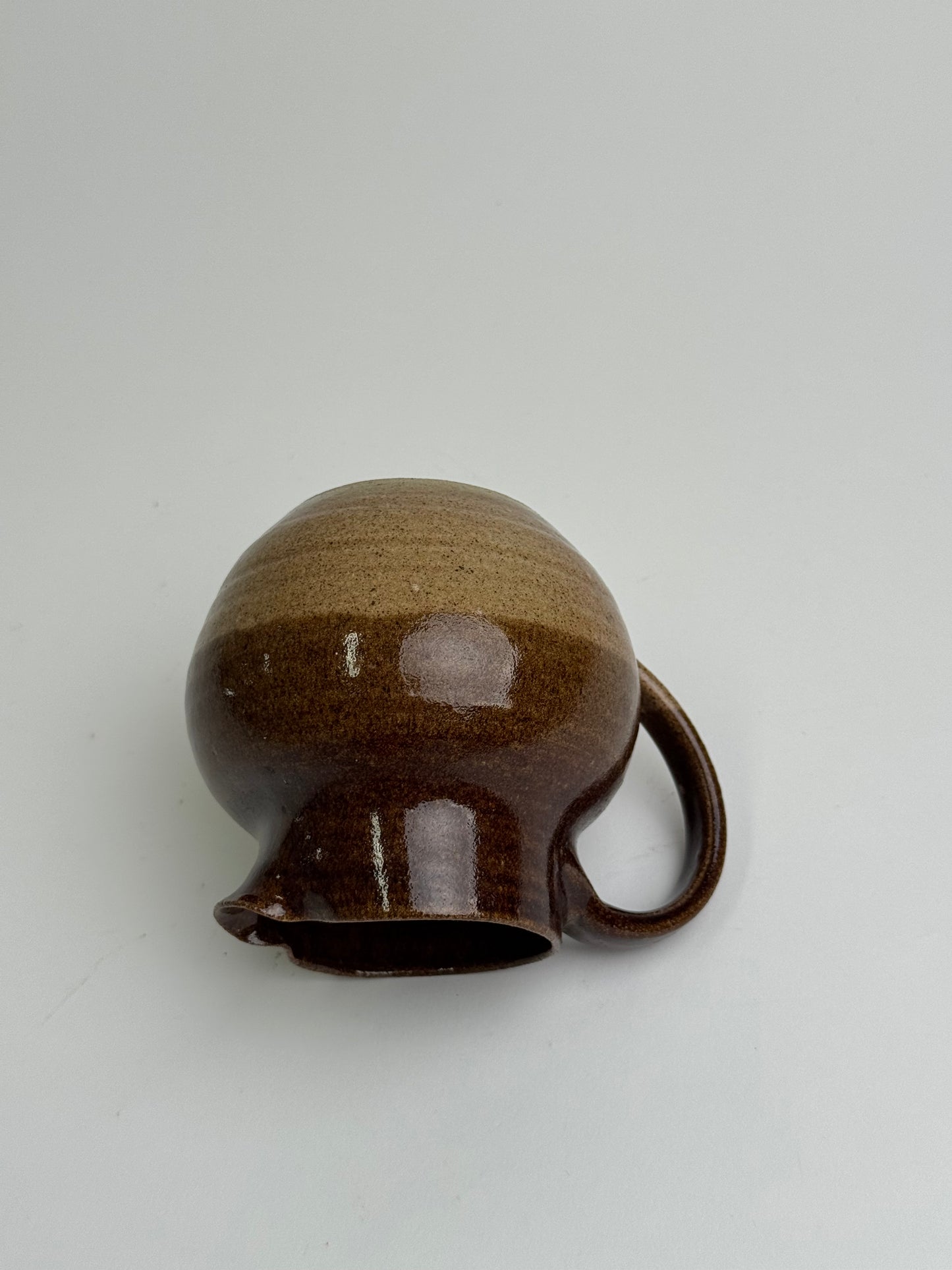 Two toned brown vintage jug