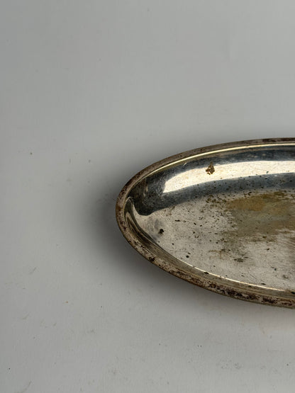 Vintage Silver Decorative Footed Tray