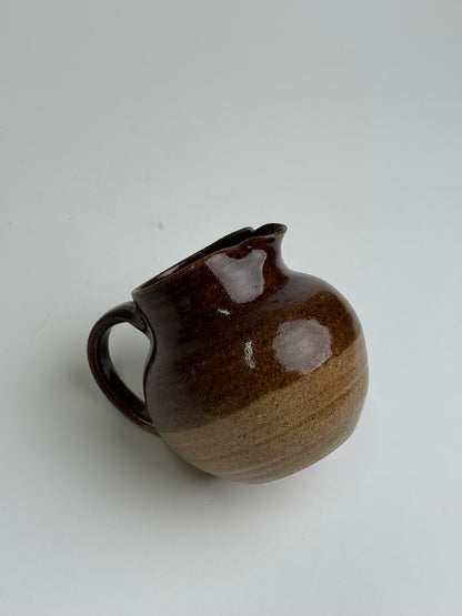 Two toned brown vintage jug