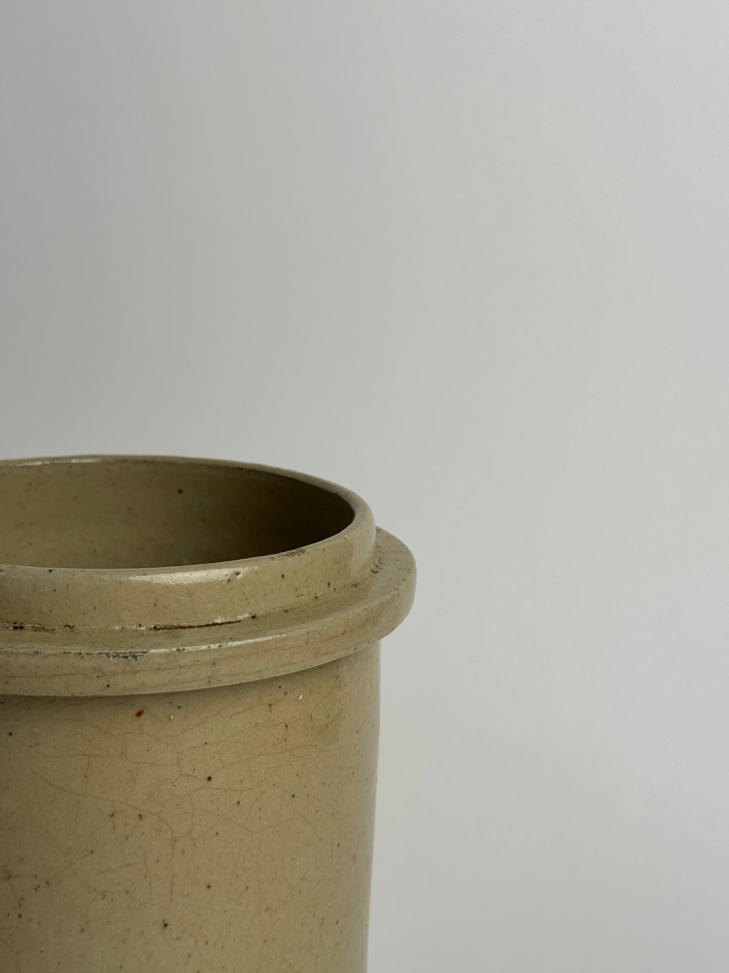Glazed Stoneware Utility Pot