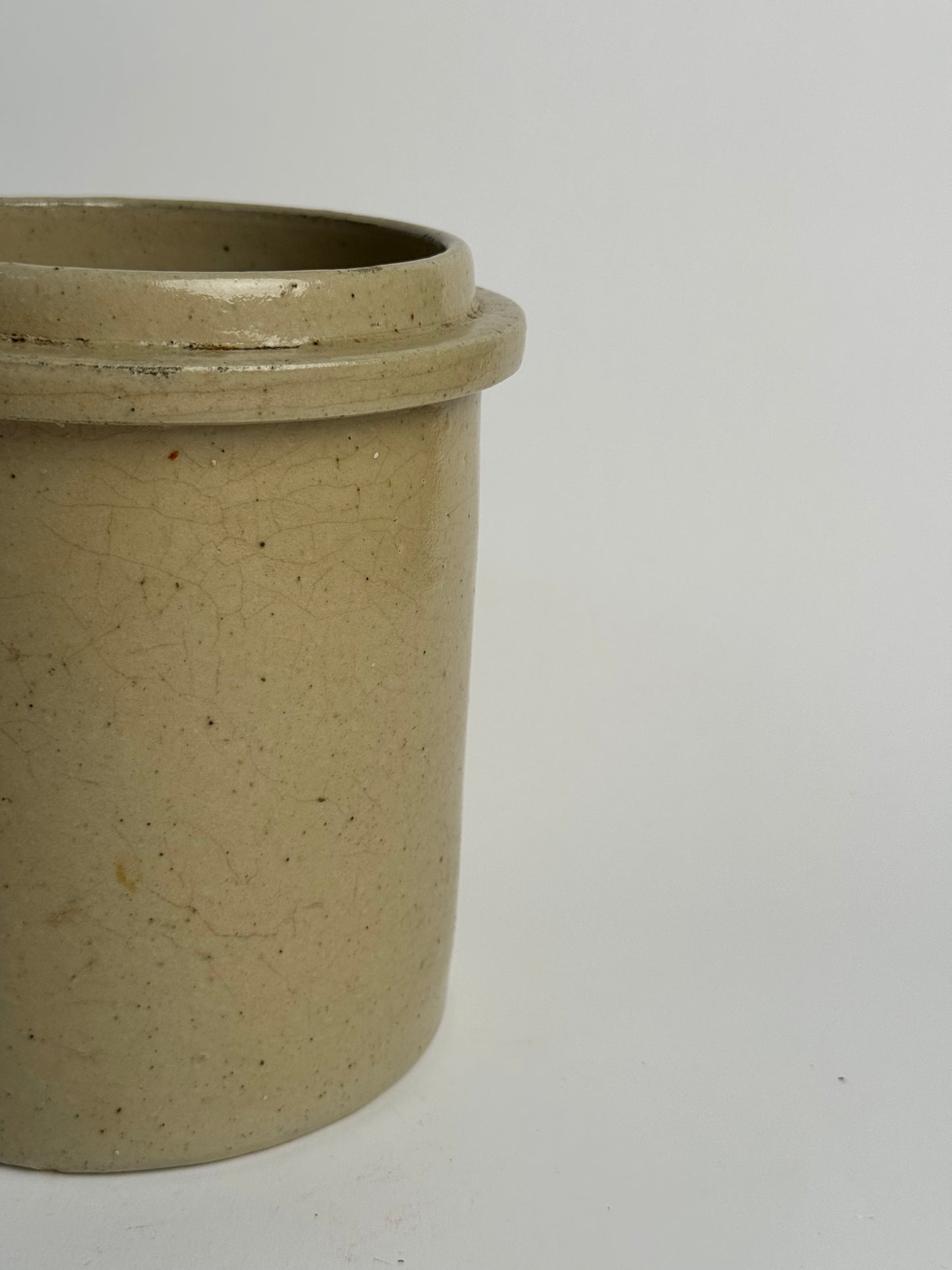 Glazed Stoneware Utility Pot