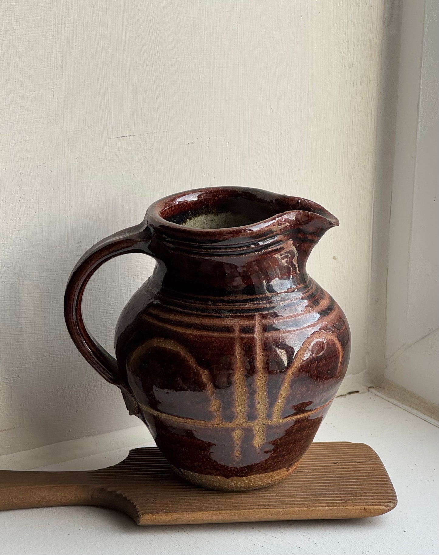 Rich Brown Studio Pottery Jug