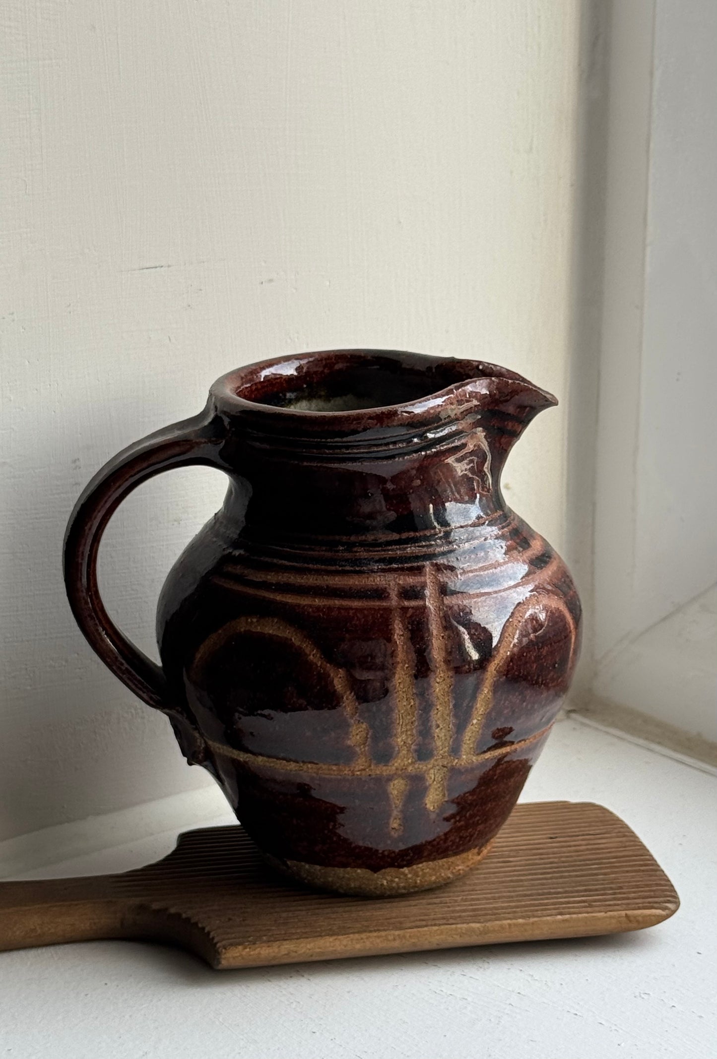Rich Brown Studio Pottery Jug